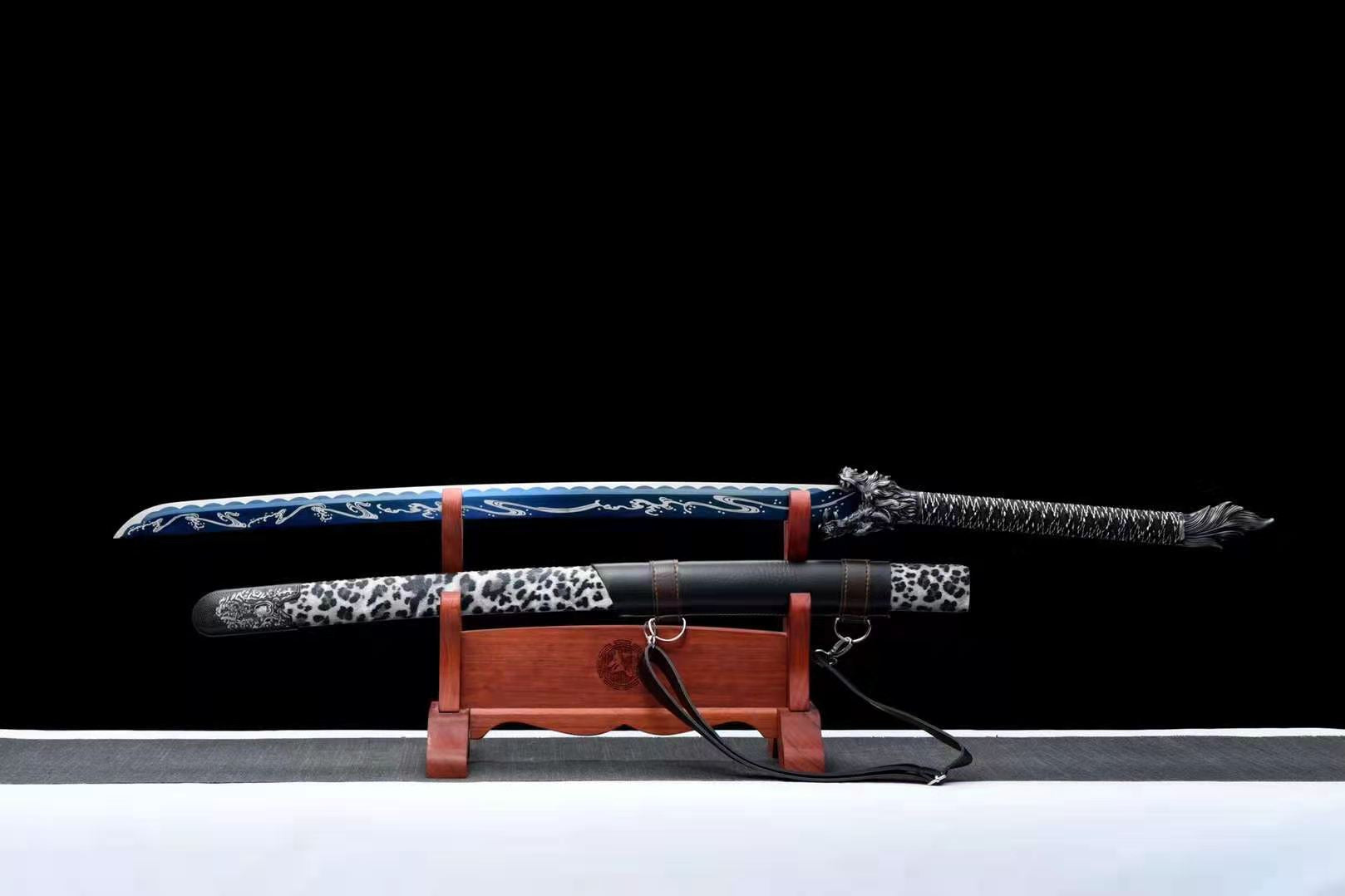 The Nami Nomichi Handmade Chinese Dao Manganese Steel-Romance of Men