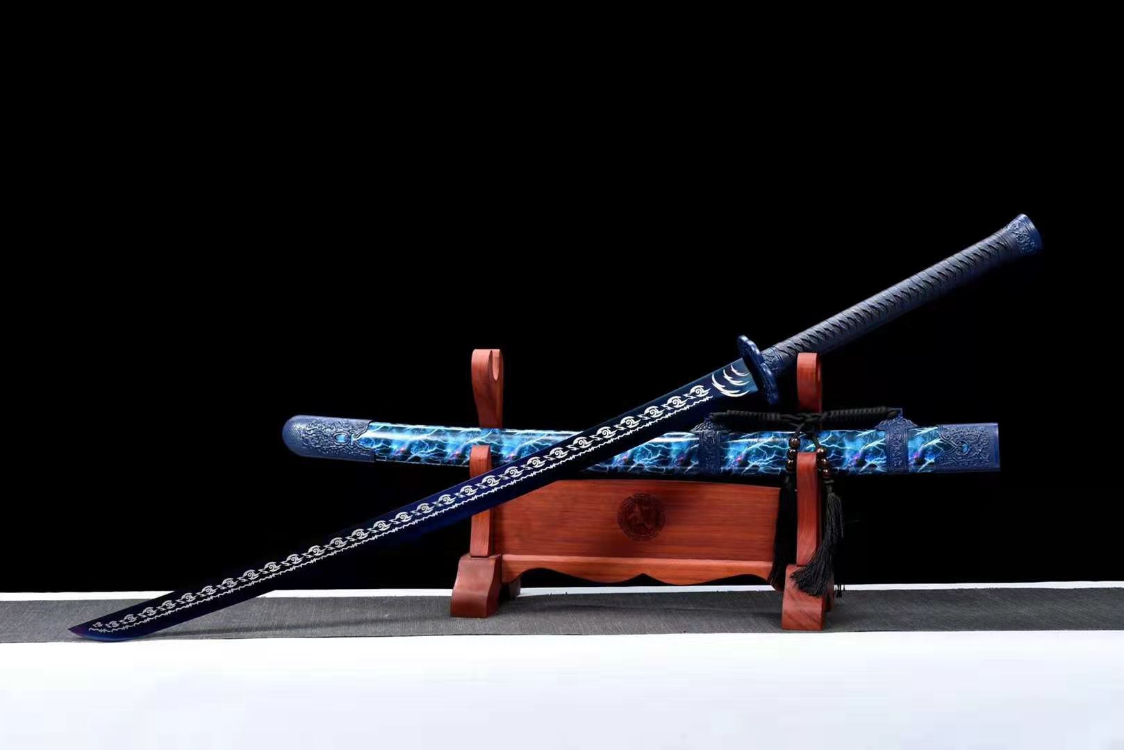 The Sandarasu Handmade Chinese Dao Manganese Steel-Romance of Men