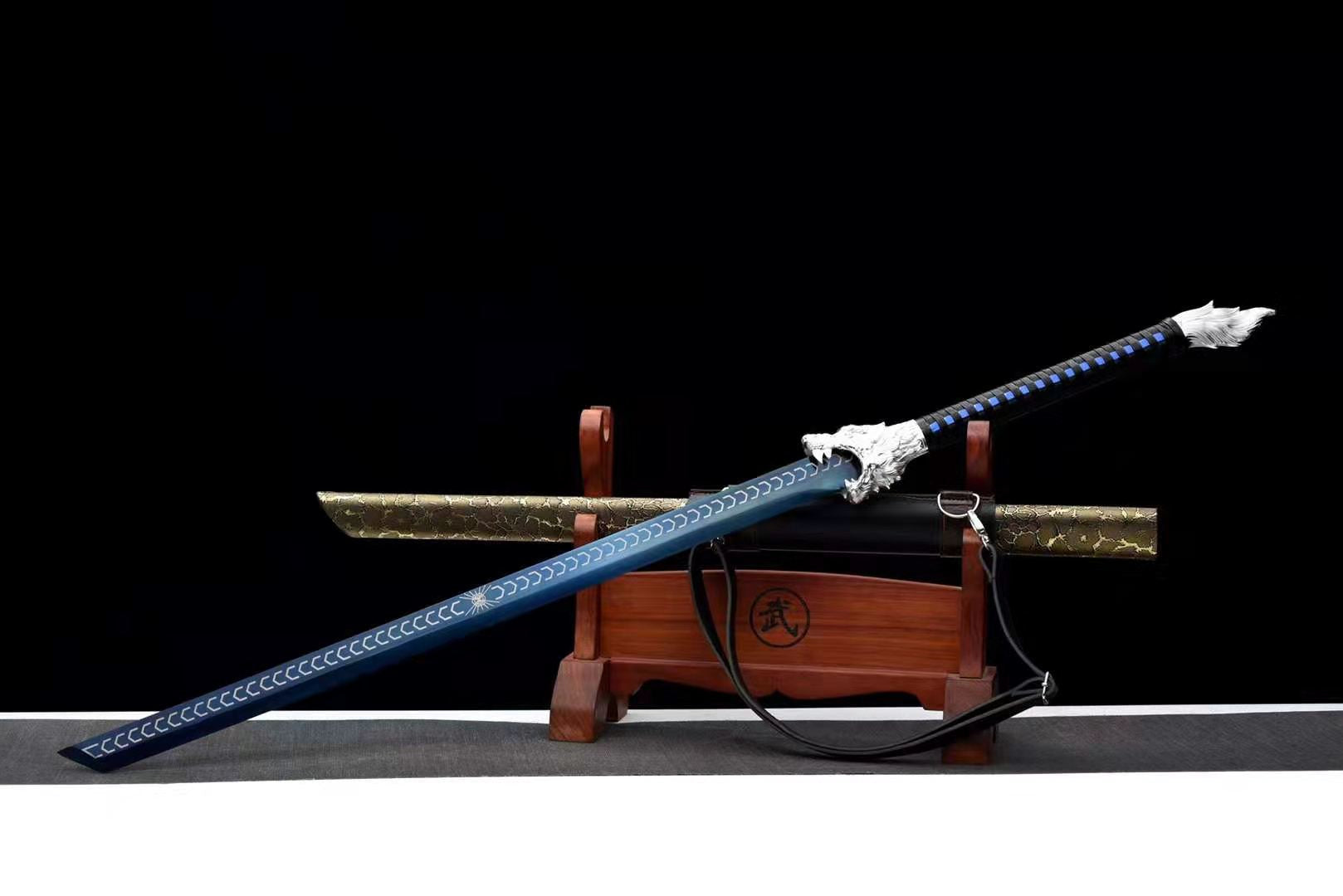 The Akuma Yunei Handmade Chinese Dao Manganese Steel-Romance of Men