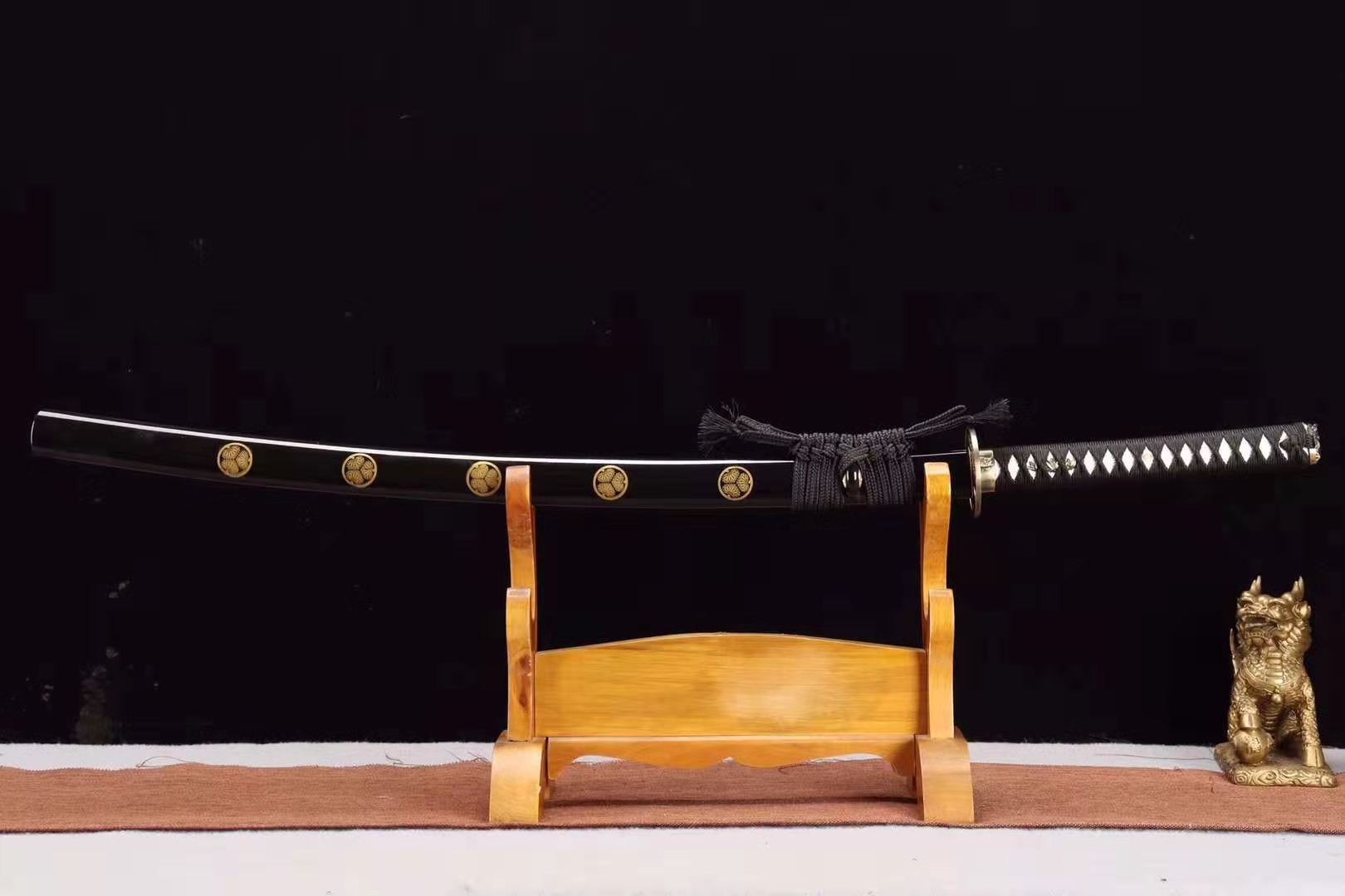 The San Kuroba Handmade Katana Manganese Steel-Romance of Men