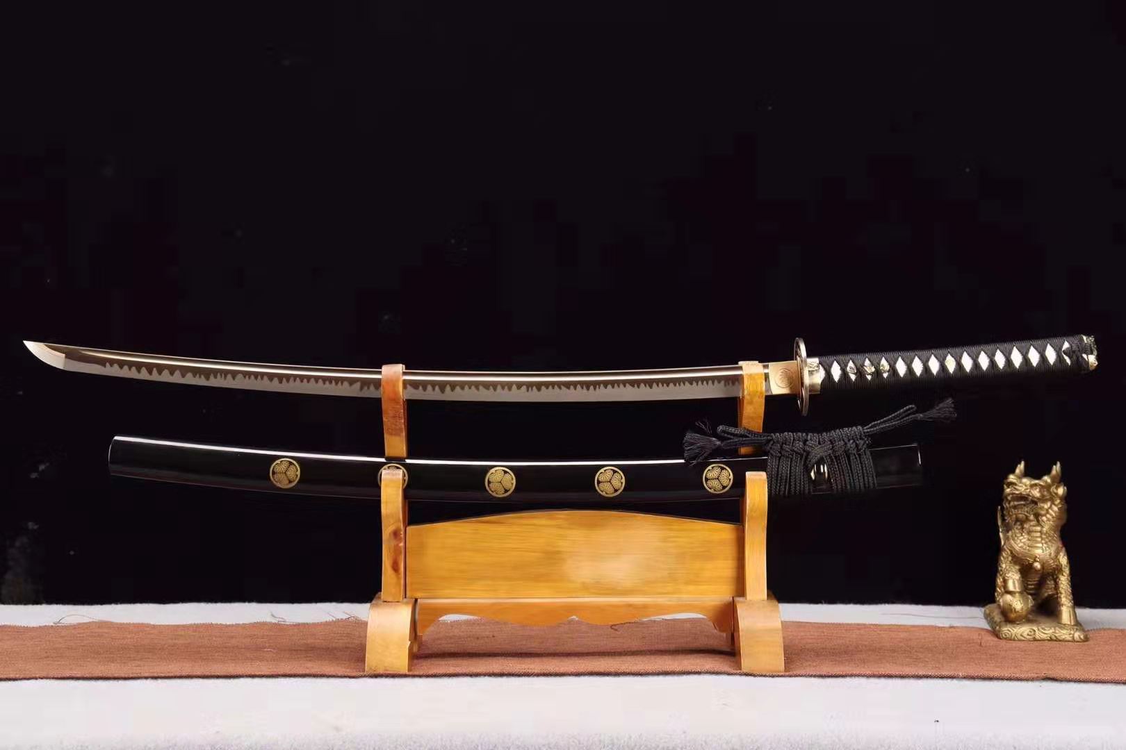 The San Kuroba Handmade Katana Manganese Steel-Romance of Men