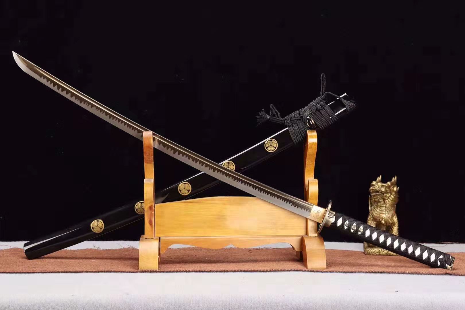 The San Kuroba Handmade Katana Manganese Steel-Romance of Men