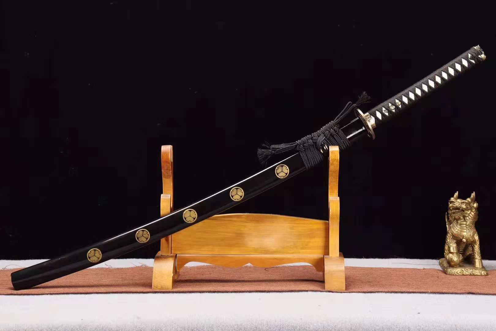 The San Kuroba Handmade Katana Manganese Steel-Romance of Men