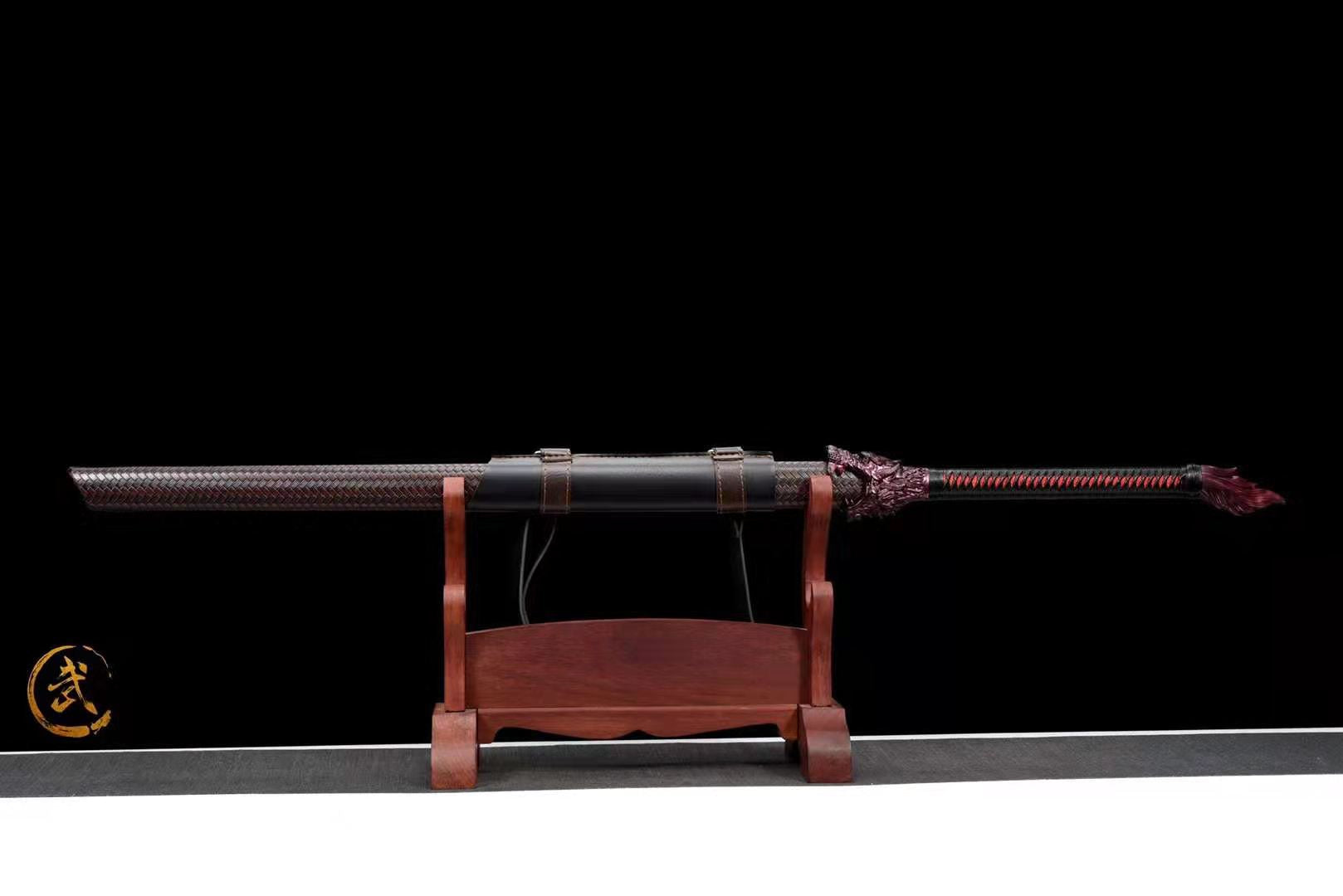 The Tsuki Okamu Handmade Ninjato Manganese Steel-Romance of Men
