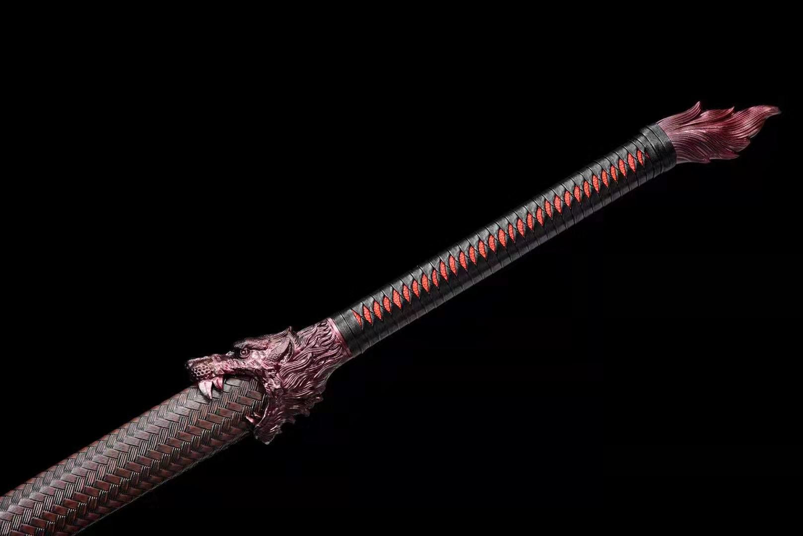 The Tsuki Okamu Handmade Ninjato Manganese Steel-Romance of Men