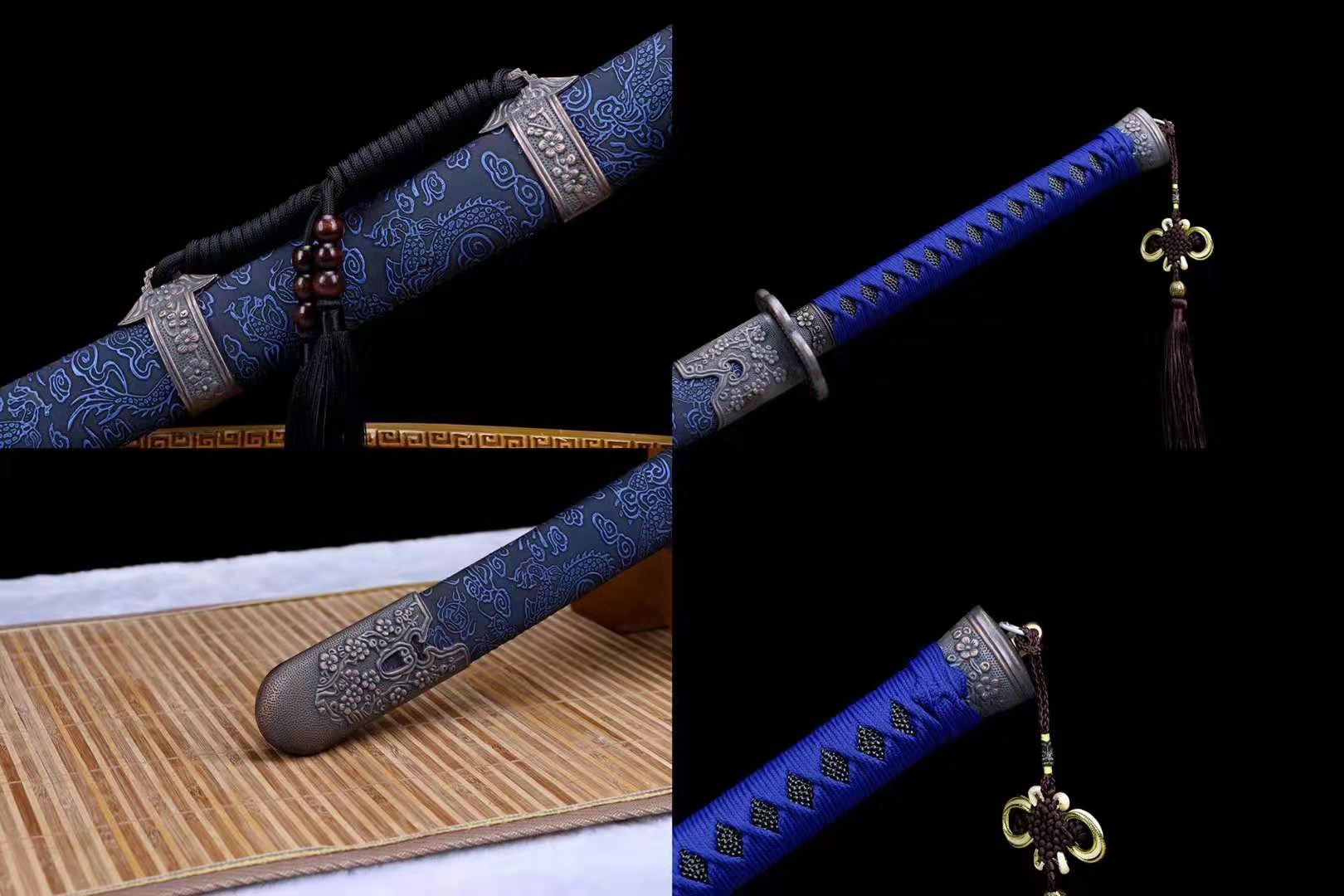 The Kiniei Seiba Handmade Chinese Dao Spring Steel-Romance of Men