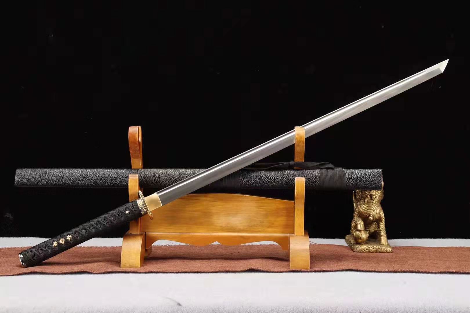 The Ramei Ninja Handmade Ninjato Manganese Steel-Romance of Men