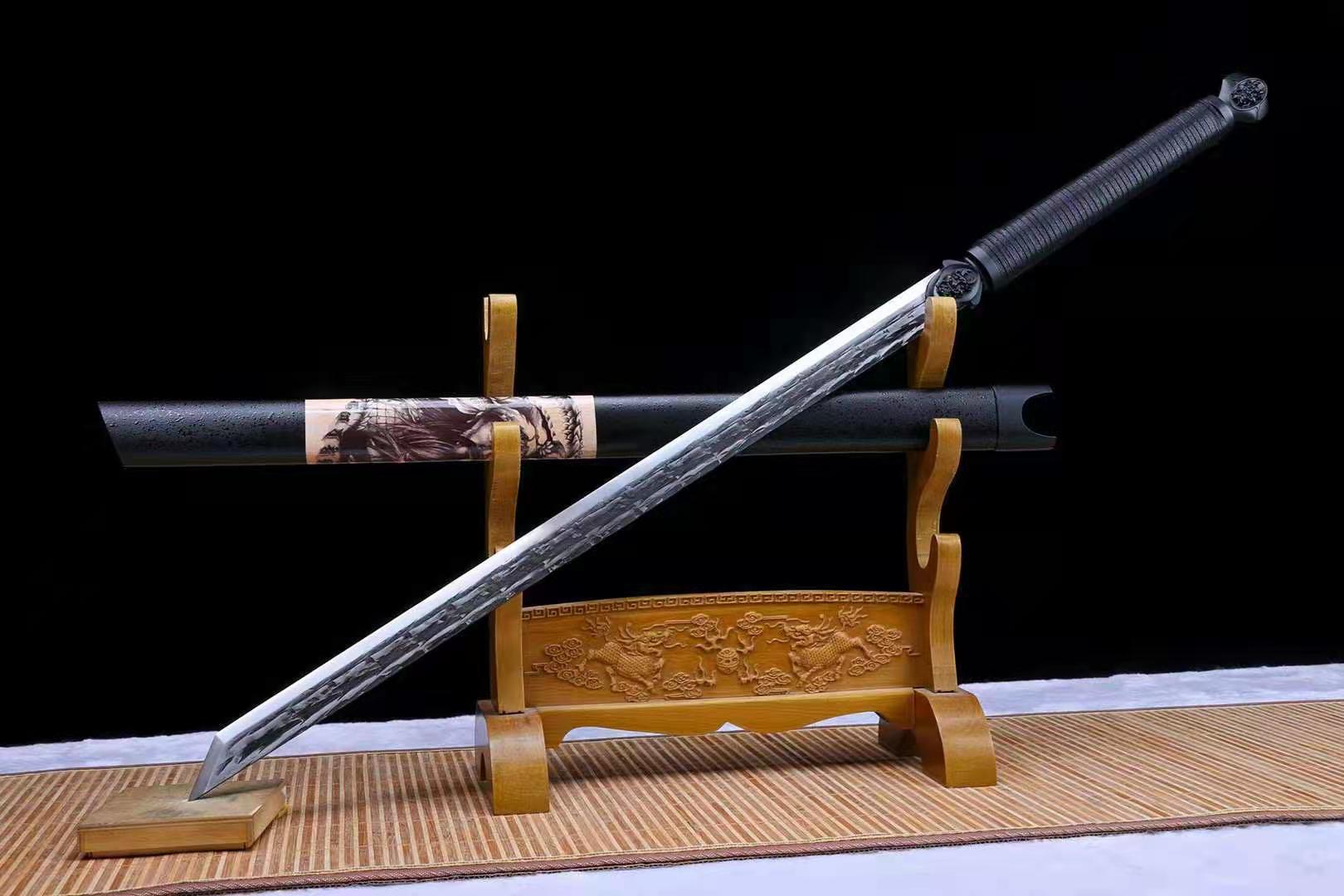 The Jaguchi To Koda Handmade Ninjato Spring Steel-Romance of Men