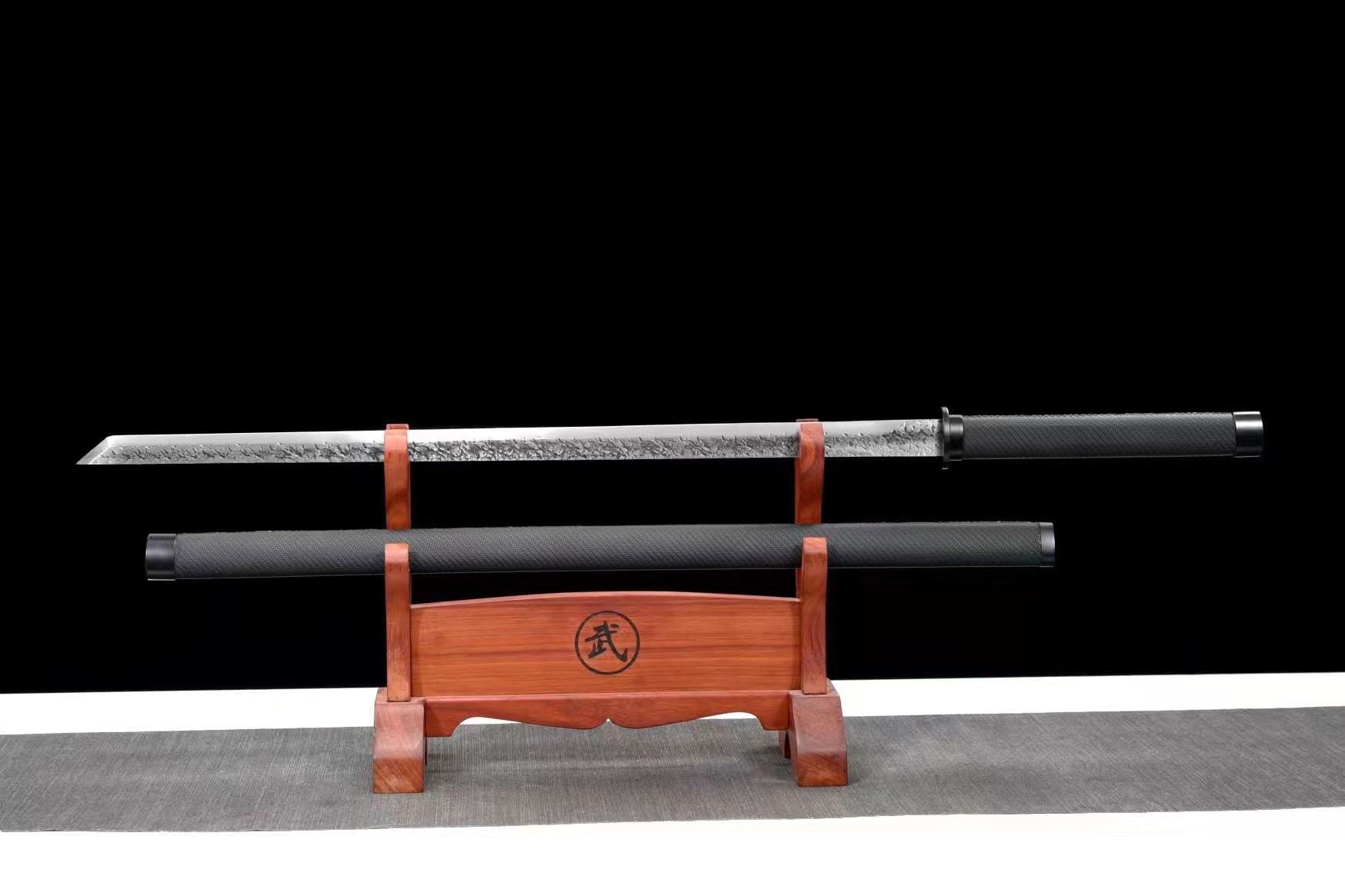 The Hanma Shapu Handmade Ninjato Spring Steel-Romance of Men