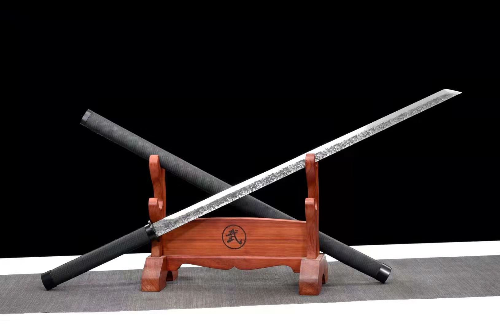 The Hanma Shapu Handmade Ninjato Spring Steel-Romance of Men