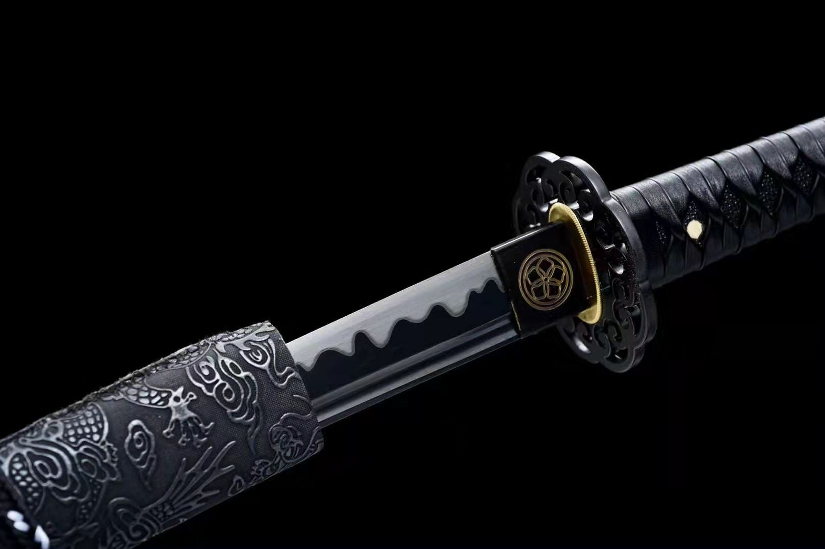 The Chiron Kyujosho Handmade Katana Manganese Steel-Romance of Men