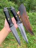 The Hawk sprit Damascus Steel Fixed Blade