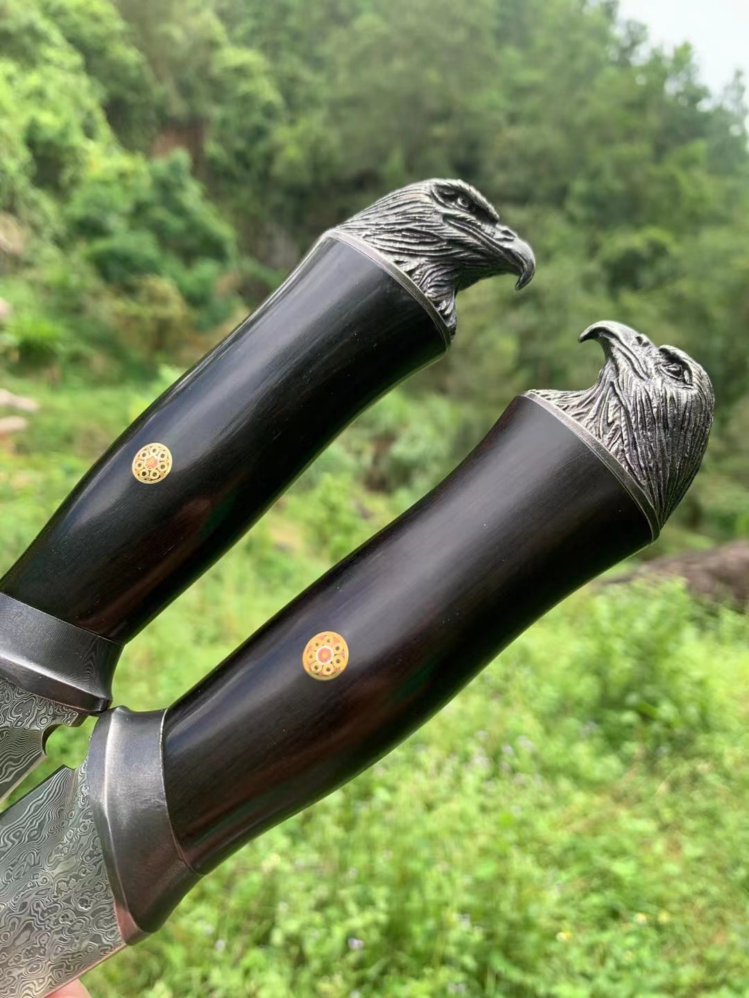 The Hawk sprit Damascus Steel Fixed Blade