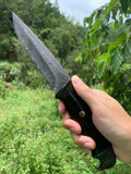 The Hawk sprit Damascus Steel Fixed Blade