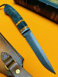 The Shadowless Wootz Damascus Steel Fixed Blade