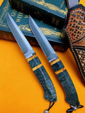 The Shadowless Wootz Damascus Steel Fixed Blade