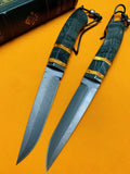 The Shadowless Wootz Damascus Steel Fixed Blade
