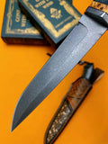 The Shadowless Wootz Damascus Steel Fixed Blade