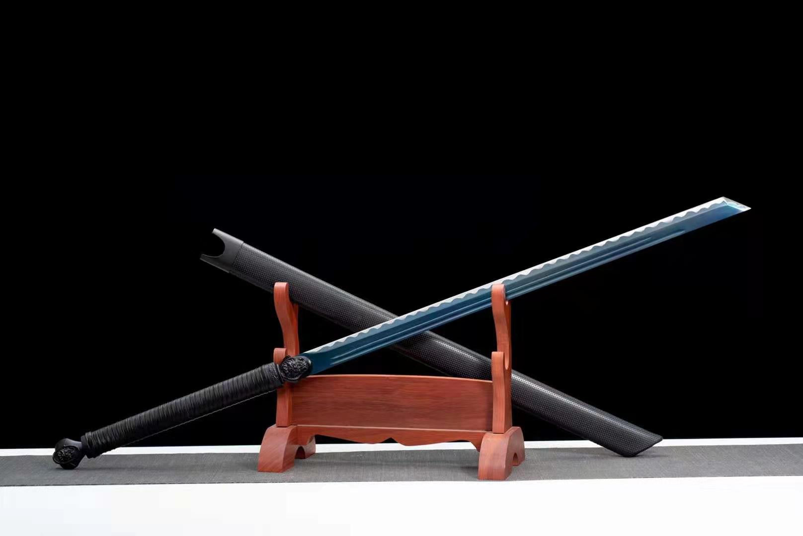 Dragon Surasshu Handmade Ninjato Manganese Steel-Romance of Men