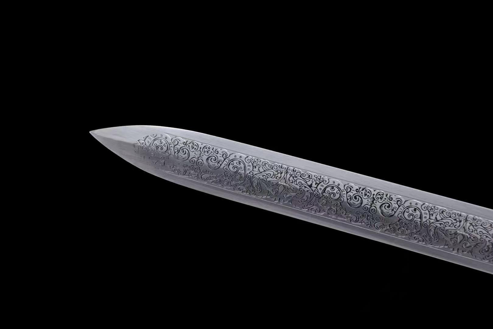 Ryu unkan Handmade Chinese Sword Spring Steel-Romance of Men