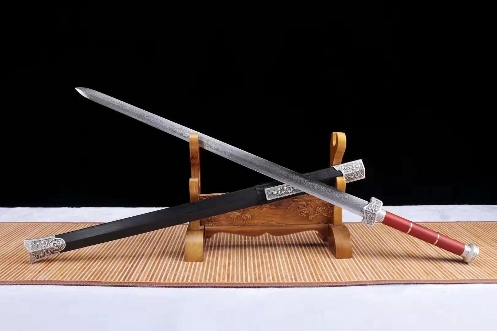 Ryu unkan Handmade Chinese Sword Spring Steel-Romance of Men