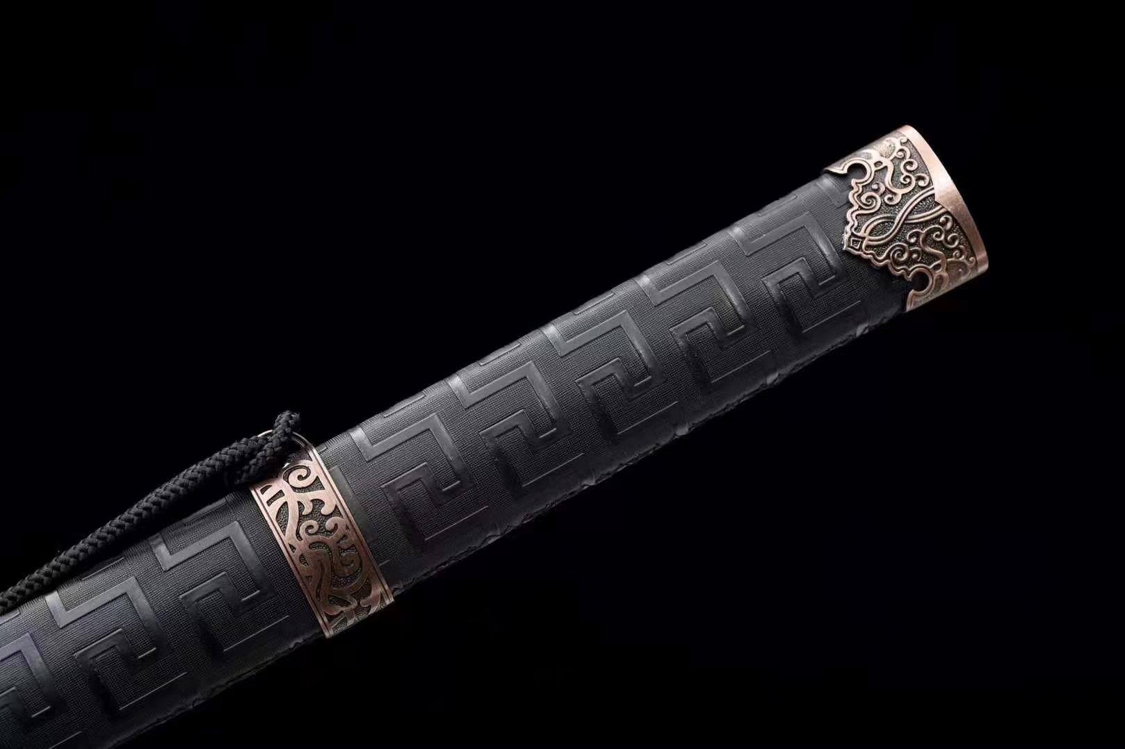 The Burakku Handmade Chinese Dao Manganese Steel-Romance of Men