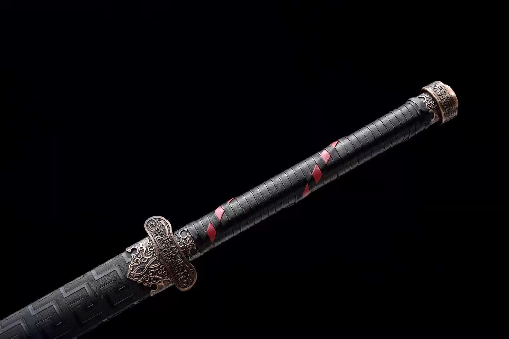 The Burakku Handmade Chinese Dao Manganese Steel-Romance of Men