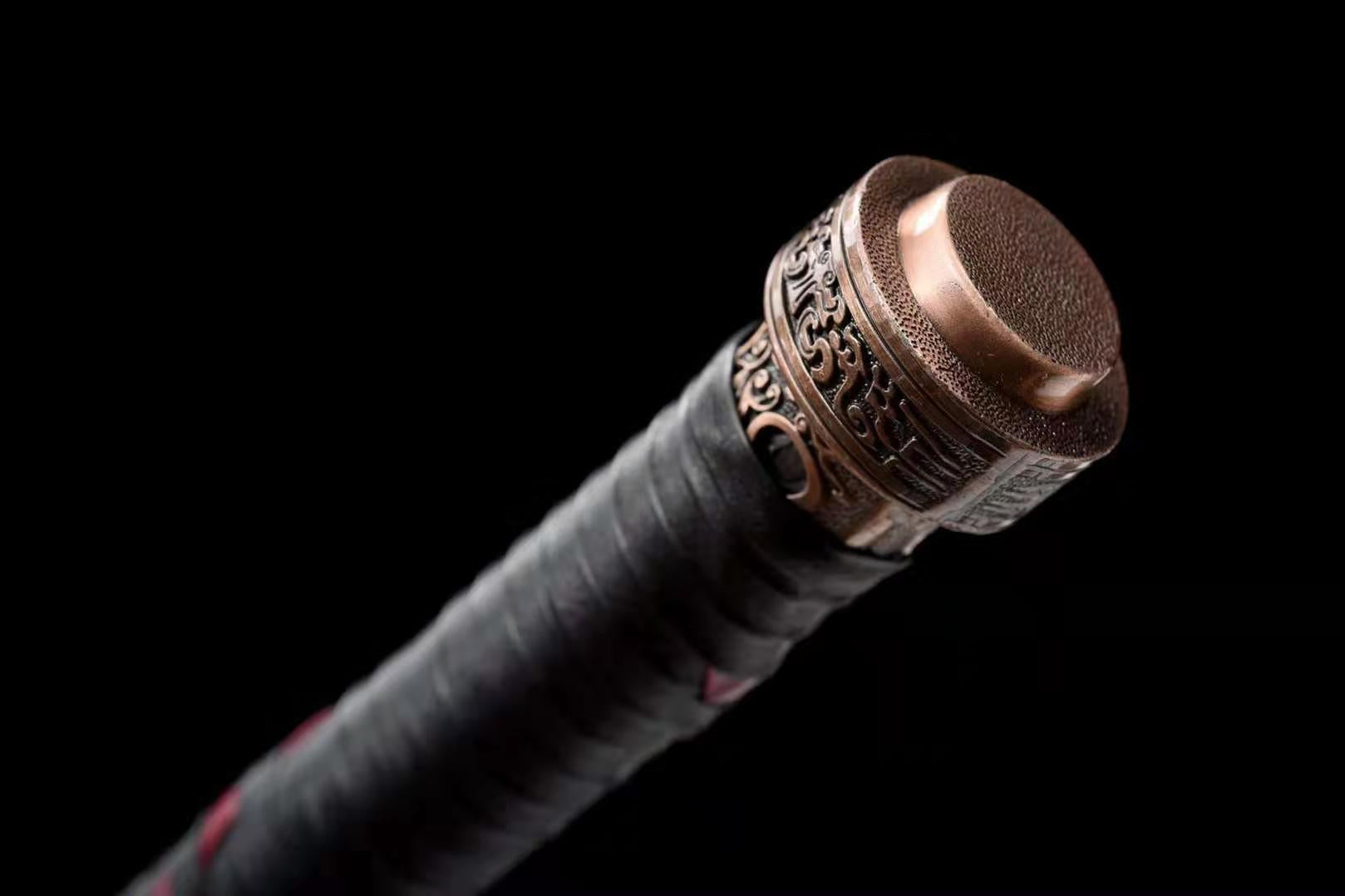The Burakku Handmade Chinese Dao Manganese Steel-Romance of Men