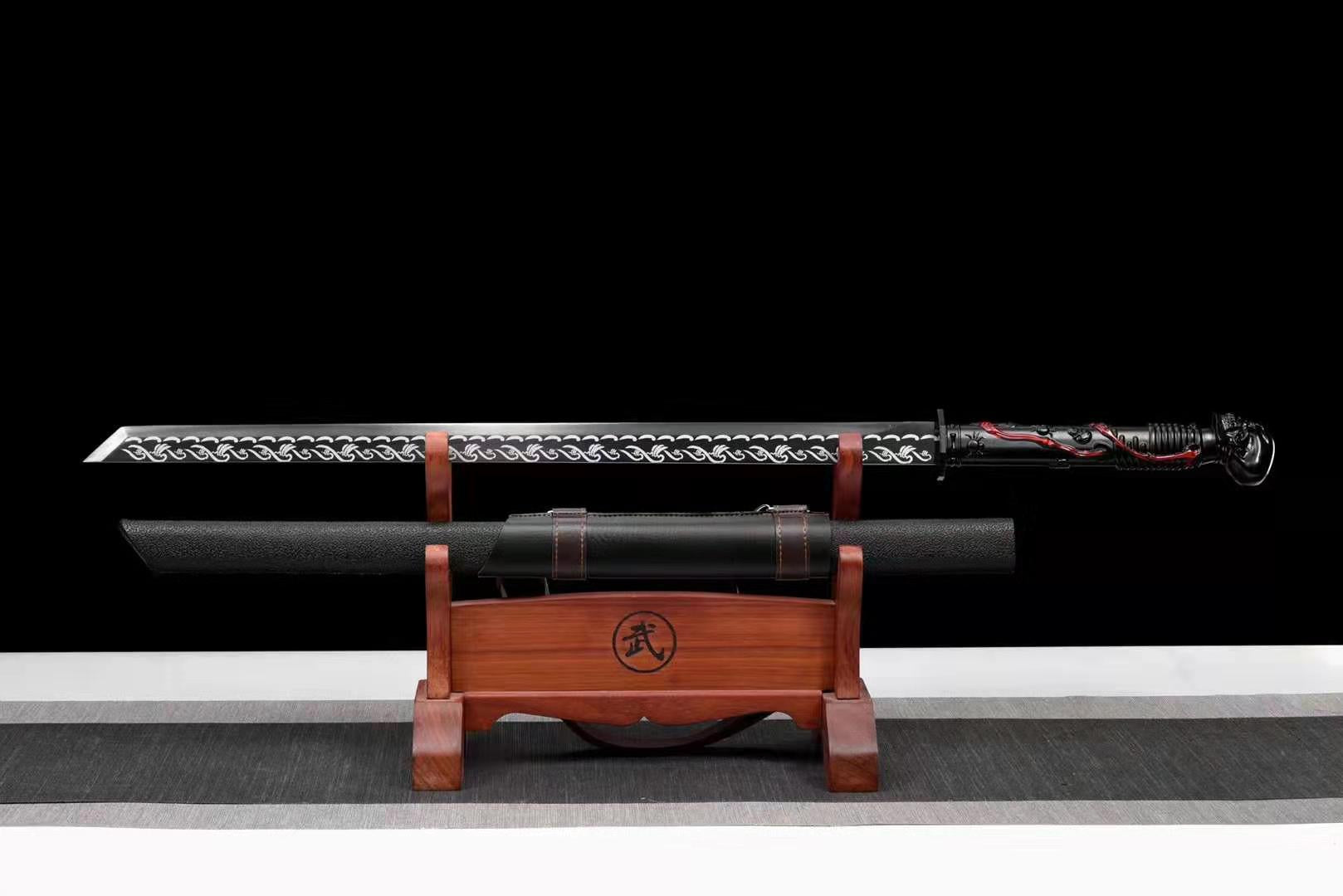 The Debirusura Handmade Ninjato Manganese Steel-Romance of Men