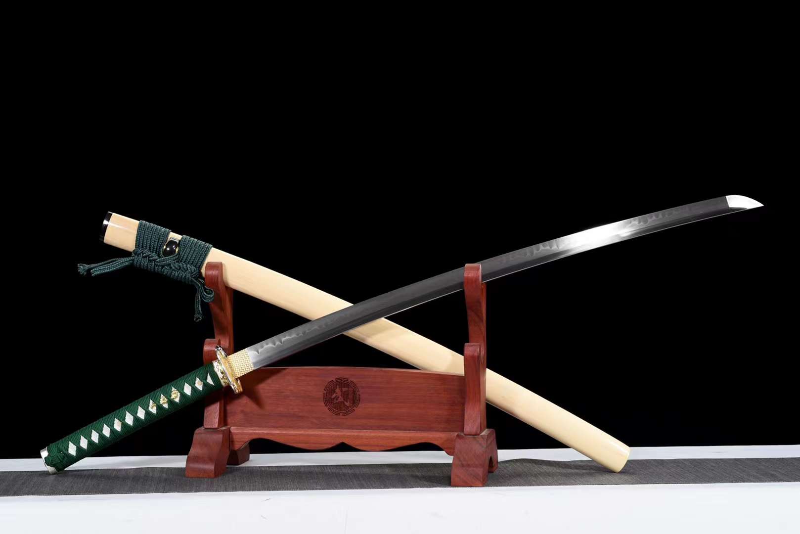 The Shiyuga Handmade Katana Clay Tempered T10 Steel