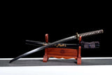 The Takusan Kiku Handmade Katana Clay Tempered T10 Steel