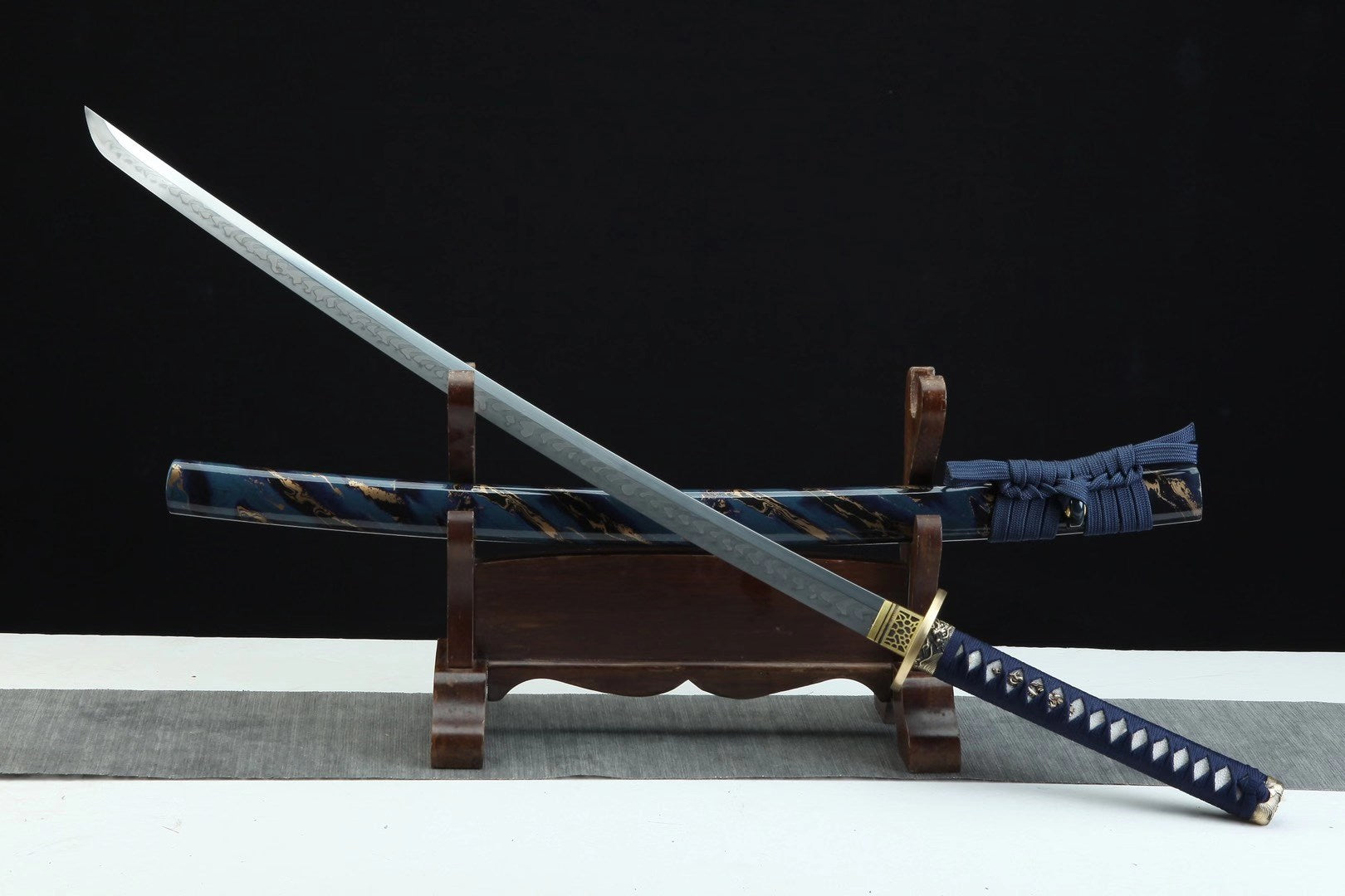 The Kogane Notoshi Handmade Katana Set Clay Tempered T10 Steel