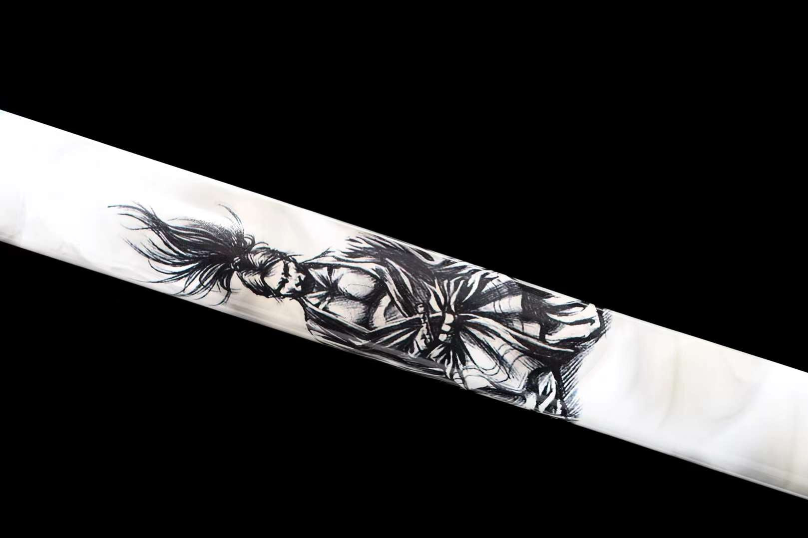 The Shurasutoreto Handmade Ninjato Clay Tempered T10 Steel