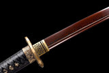 The Raputazu Handmade Katana Wakizashi Pattern Steel