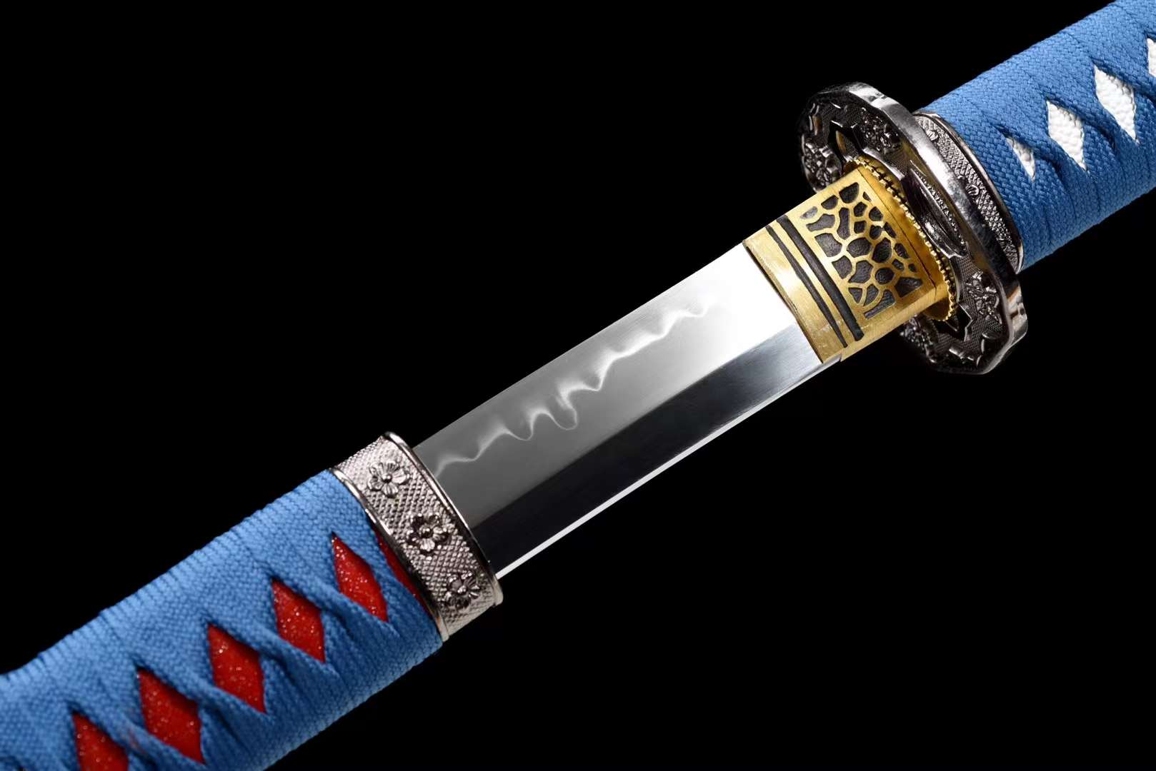 The Jiebantai Sodo Handmade Katana Clay Tempered T10 Steel