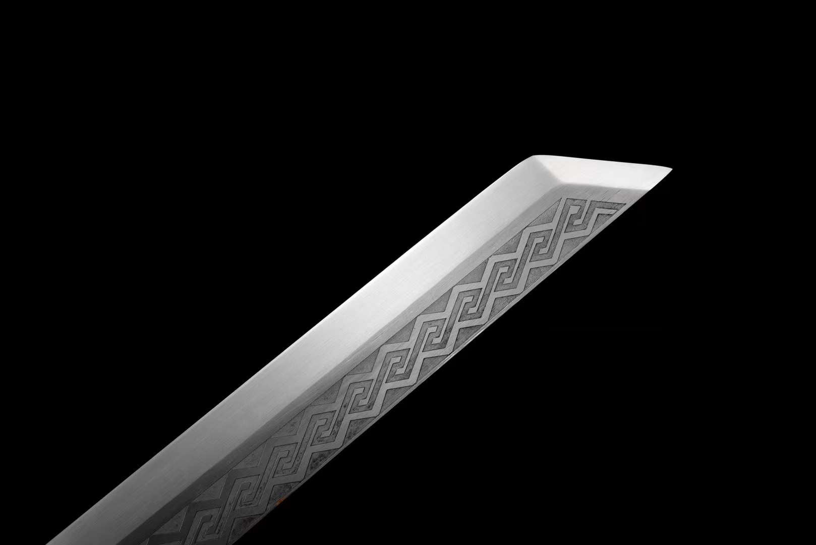 The Taigaheddo Naifu Handmade Chinese Dao Wakizashi Manganese Steel
