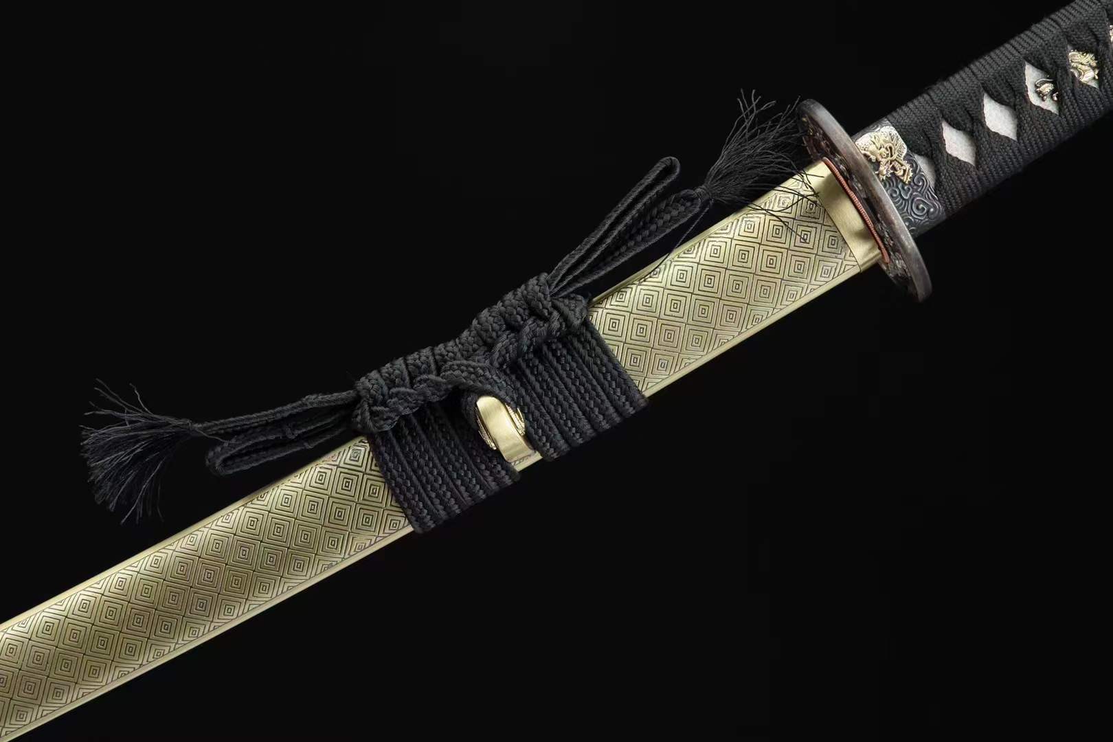 The Shoku Buronzu Handmade Katana Pattern Steel