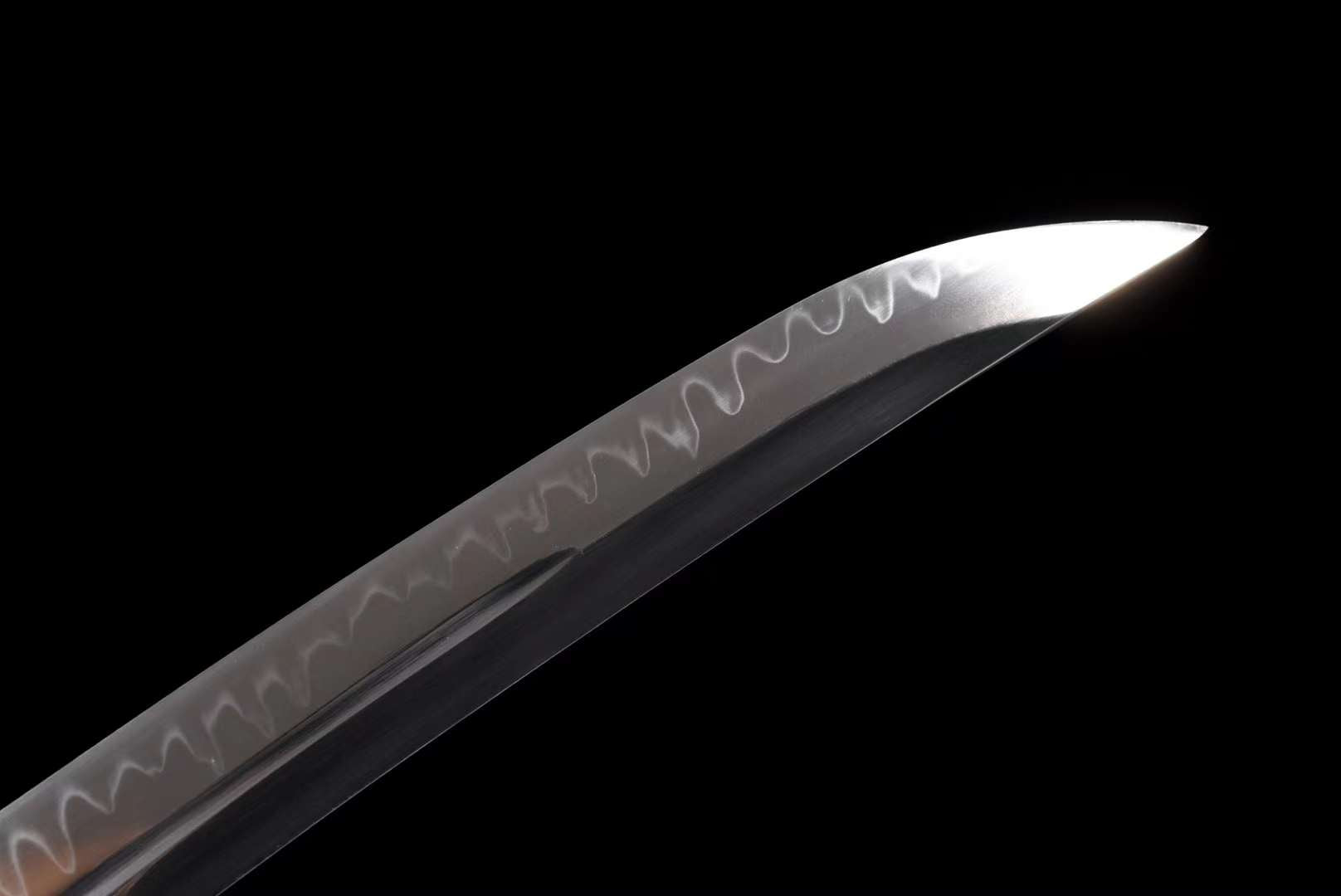 The Shuramanei Handmade Tanto Katana Clay Tempered T10 Steel