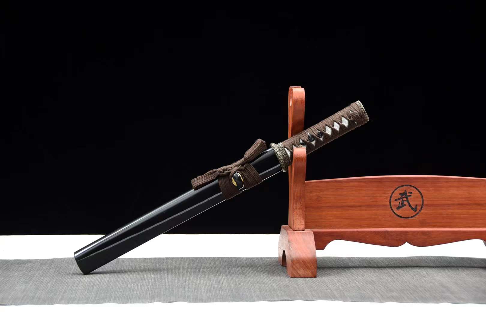 The Kodai Hoshizora Handmade Tanto Katana Clay Tempered T10 Steel
