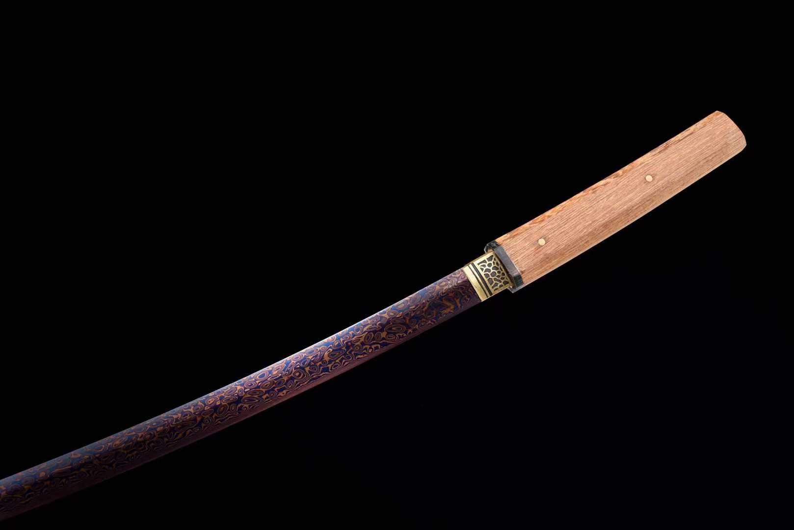 The Yoru Suteki Handmade Katana Pattern Steel