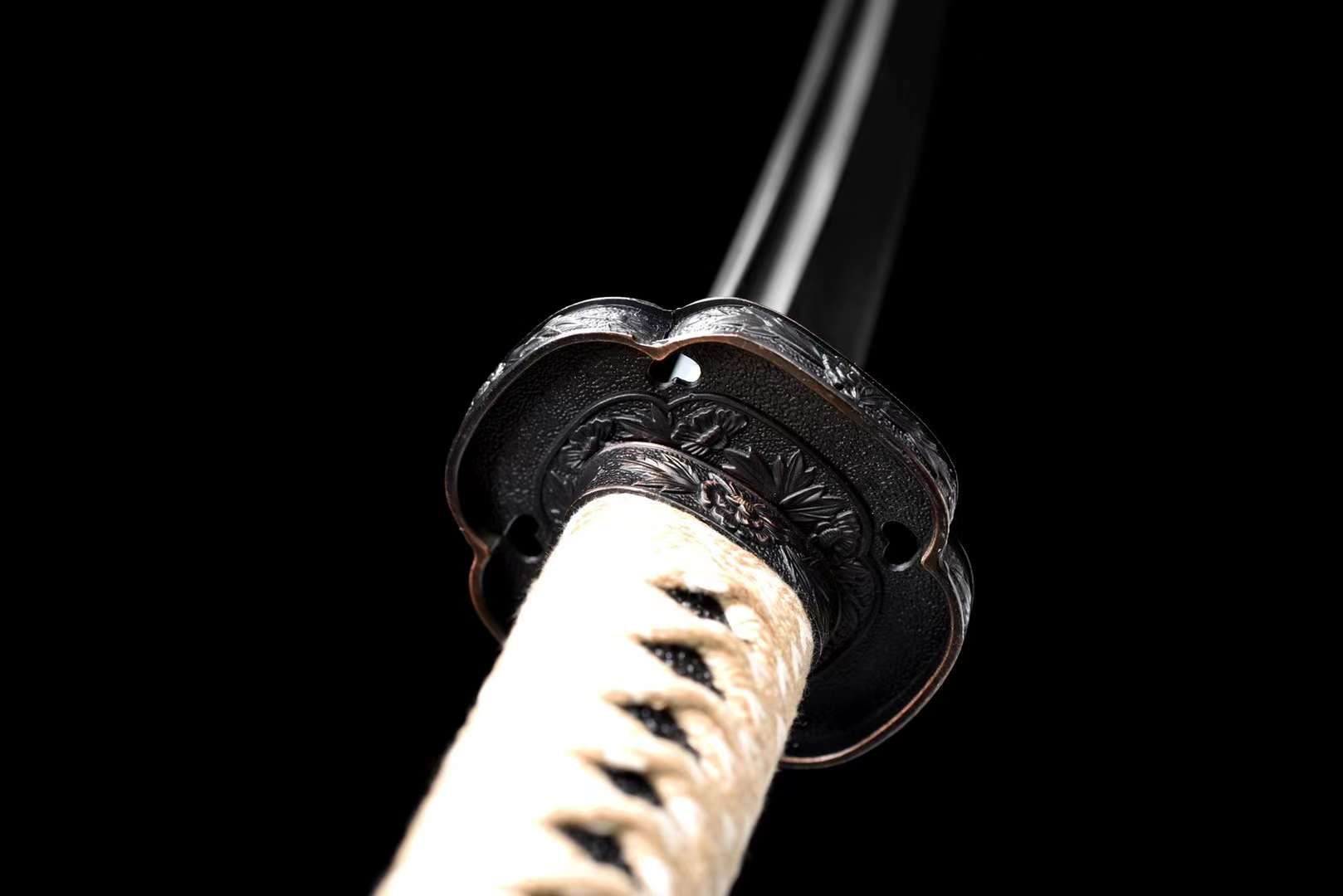 The Koganegiku Handmade Katana Spring Steel