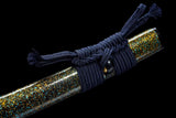 The Hyaku Hanagasaku Handmade Katana Clay Tempered T10 Steel