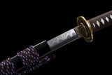 The Takusan Kiku Handmade Katana Clay Tempered T10 Steel
