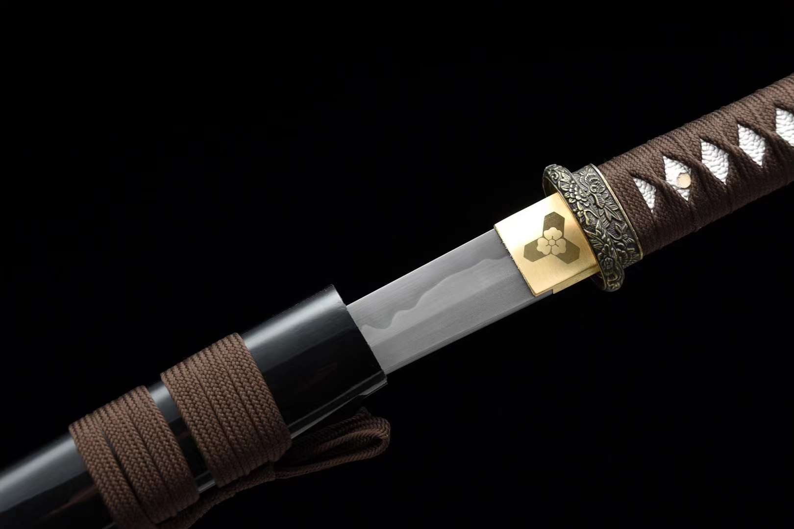 The Kodai Hoshizora Handmade Tanto Katana Clay Tempered T10 Steel