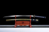 The Hyaku Hanagasaku Handmade Katana Clay Tempered T10 Steel