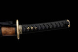 The Batsusora Handmade Katana Wakizashi Clay Tempered T10 Steel