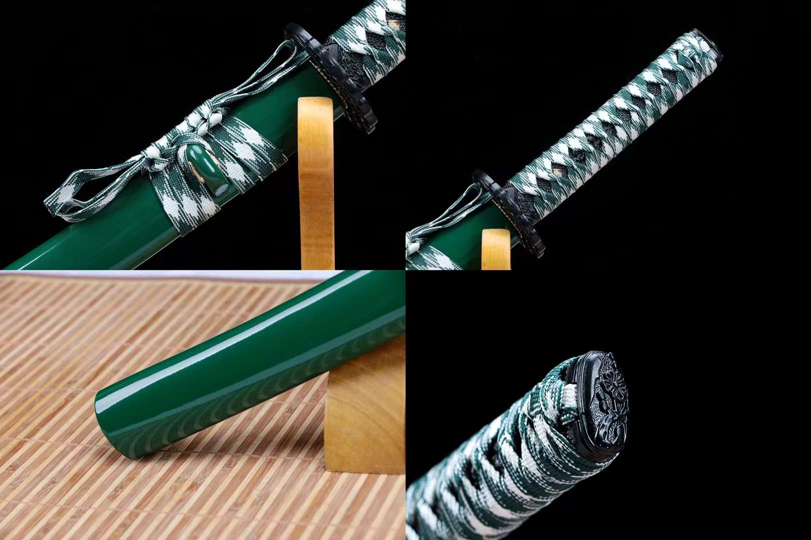 The Aki Gan Senshi Handmade Katana Wakizashi Carbon Steel