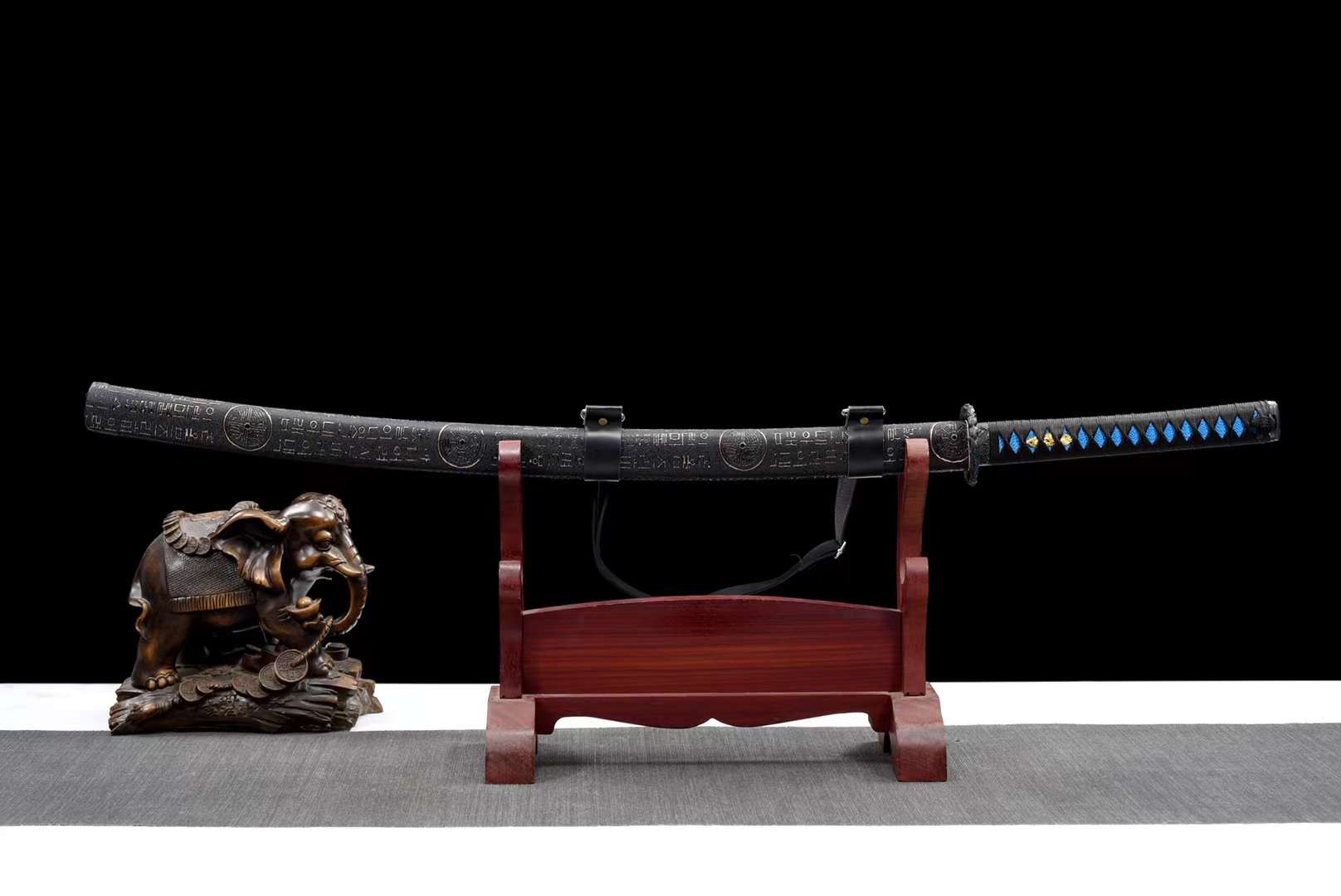 The Aojirou Sora Handmade Katana Carbon Steel