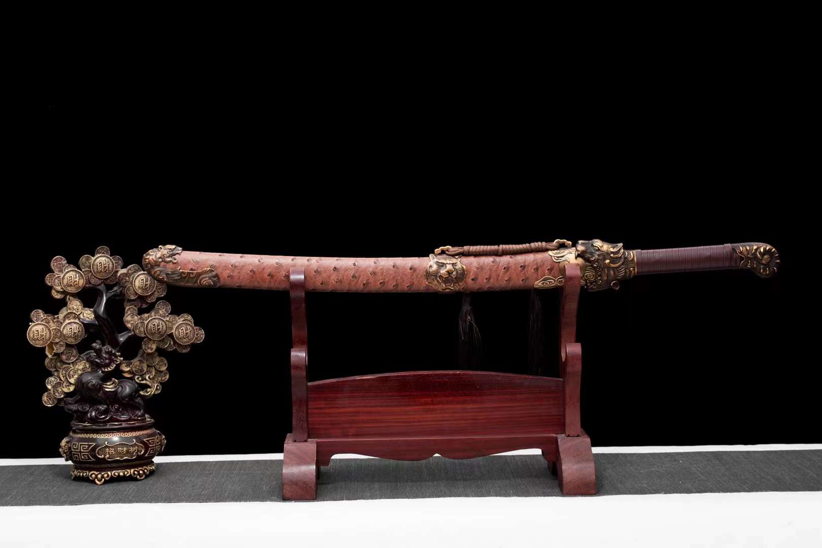 The Taigauingu Handmade Chinese Dao Carbon Steel-Romance of Men
