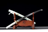 The Kamonconen Handmade Katana Wakizashi Clay Tempered T10 Steel